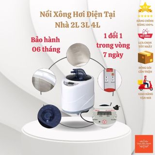 Nồi xông hơi điện cao cấp, nồi xông hơi chính hãng HERO, giải cảm cúm, xông sau sinh an toàn. 2L3L4L
