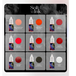Mực soft ink, mực mai tuyết hà lọ 10ml