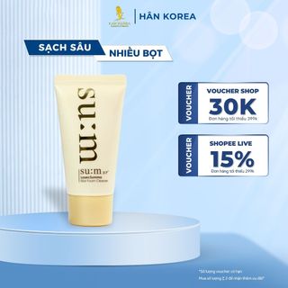 Sữa rửa mặt Sum losec kiềm dầu, giảm mụn, sạch sâu, dịu nhẹ và làm sáng da  Sum 37 60ml - Hankorea
