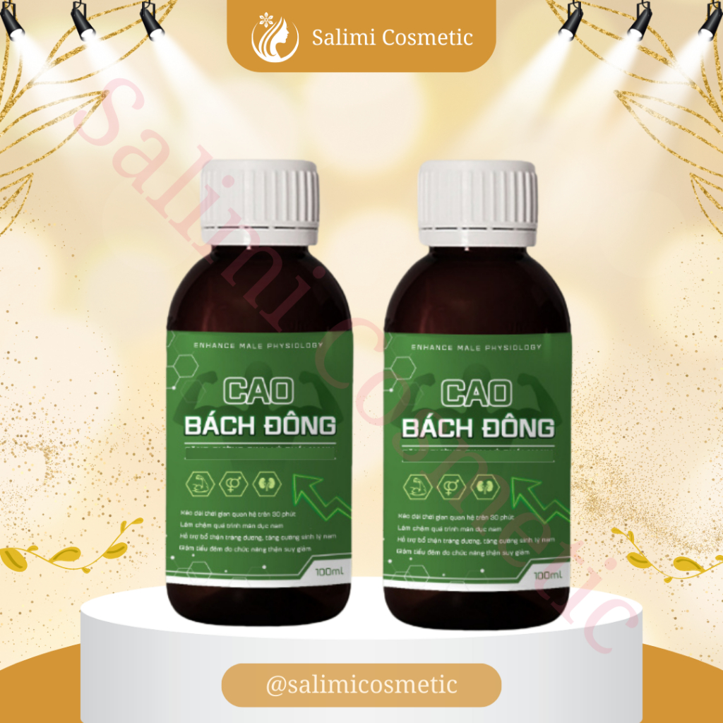 COMBO 2 Lọ CAO BÁCH ĐÔNG Hỗ Trợ Sức Khỏe Sinh Lý Nam Giới, Dung Tích 100ml | HÀNG CHÍNH HÃNG