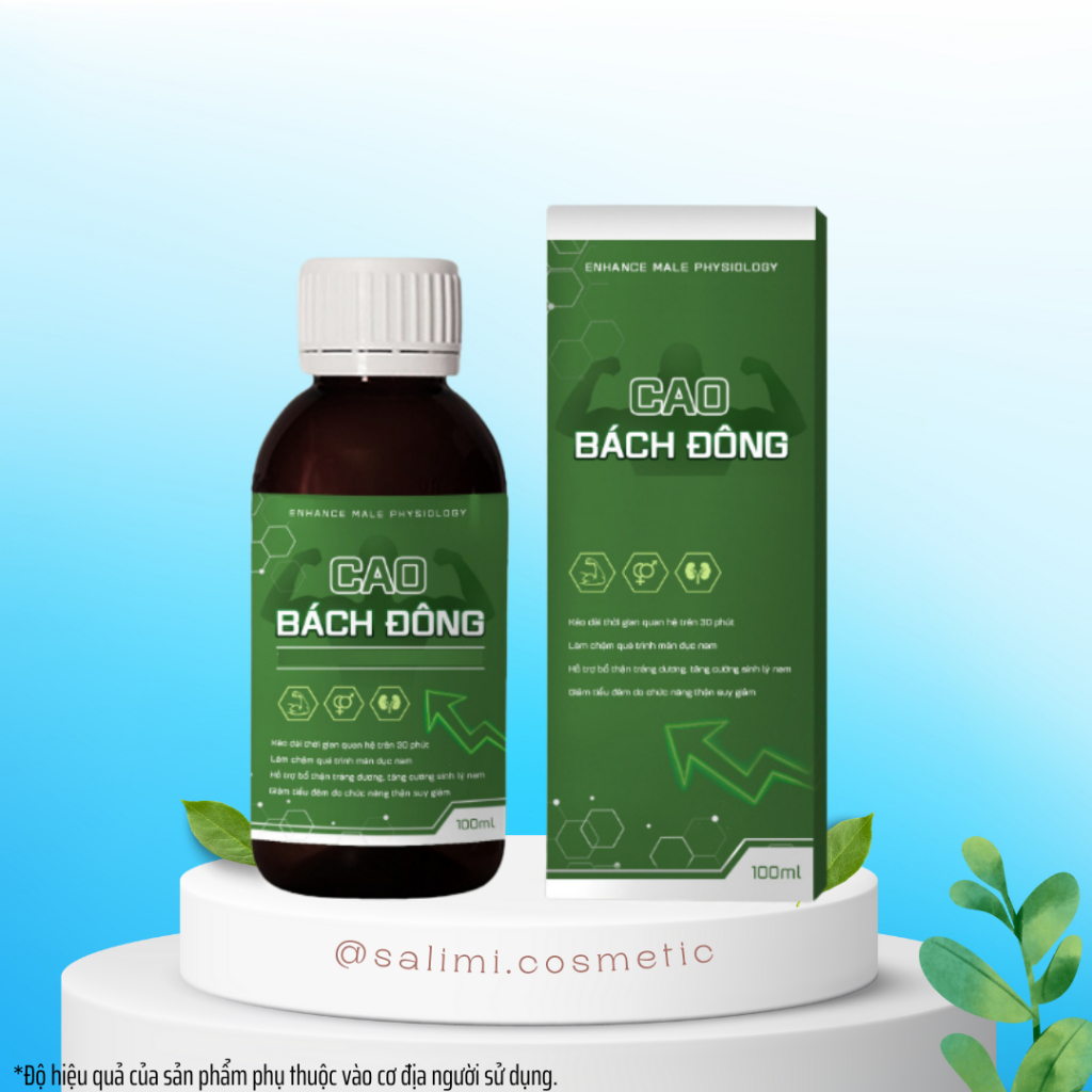 COMBO 2 Lọ CAO BÁCH ĐÔNG Hỗ Trợ Sức Khỏe Sinh Lý Nam Giới, Dung Tích 100ml | HÀNG CHÍNH HÃNG