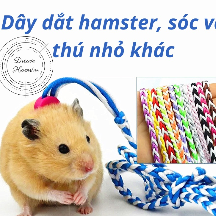 Dây dắt hamster, sóc và thú nhỏ khác