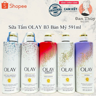 Sữa tắm ban đêm olay trắng da giảm thâm chống lão hóa olay cleasing & renewing b3 retinol 530ml mỹ