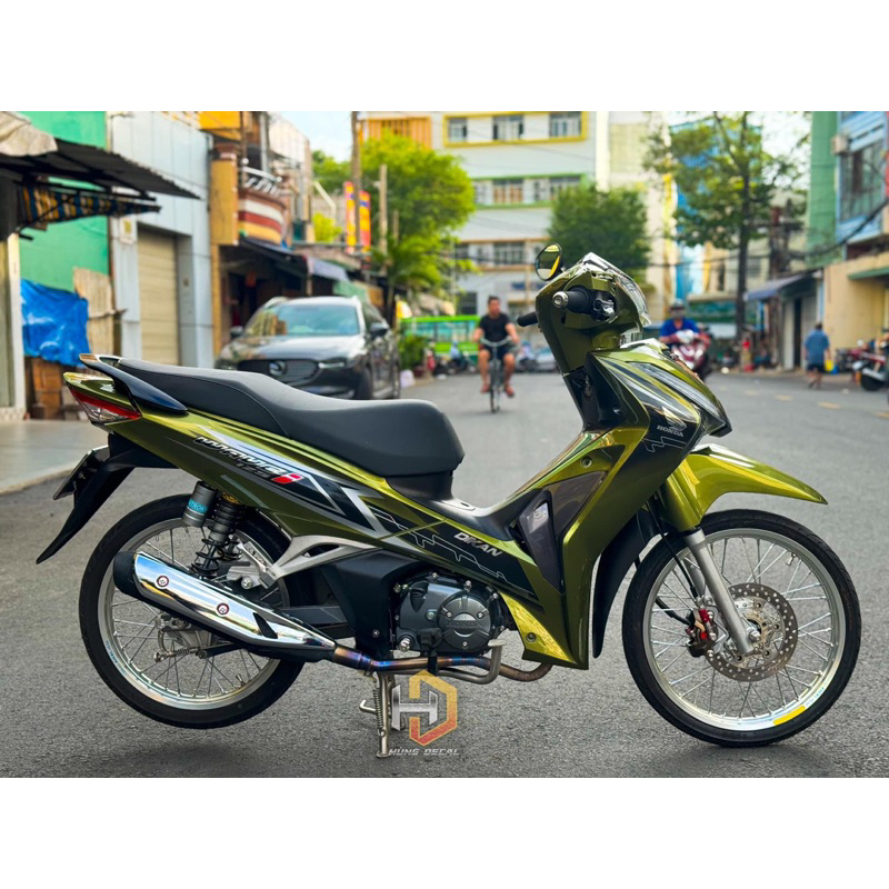 tem chế Future led 125 mẫu Wave 125i Tem decal 3 lớp