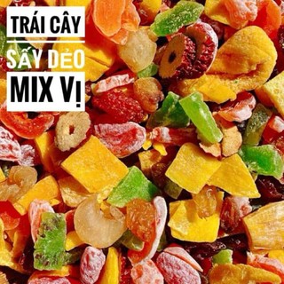 1kg trái cây sấy dẻo mix vị loại ngon - Kho sỉ ăn vặt I'yesfood