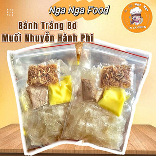 Bánh tráng dẻo bơ muối nhuyễn hành phi