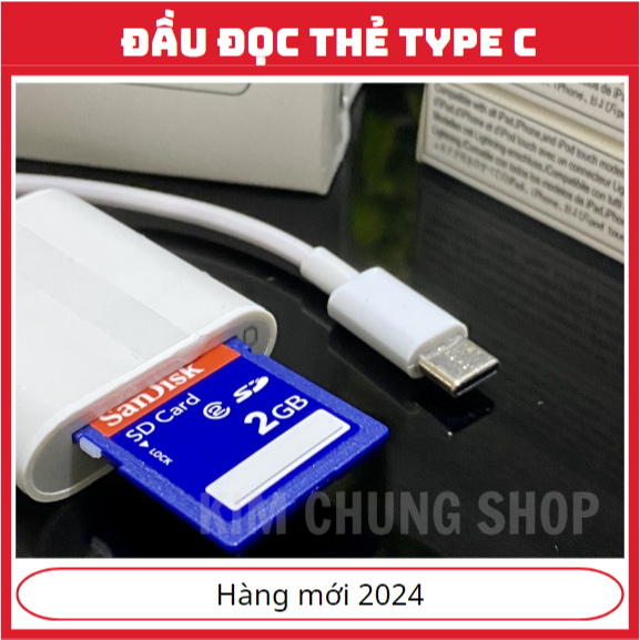 Đầu đọc thẻ Type C cho thẻ SD