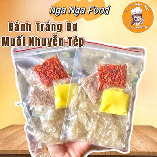 Bánh tráng dẻo muối bơ tép giòn
