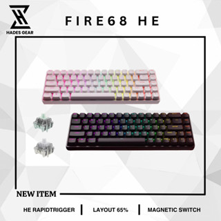 (SẴN) Bàn phím gaming Cougar FIRE68 HE RapidTrigger | Hot Swap | LED RGB | 8000Hz độ trễ 0.2ms | Switch HE GATERON