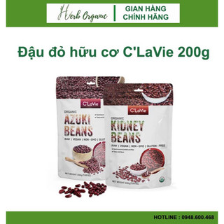 Đậu đỏ hữu cơ c'lavie 200g