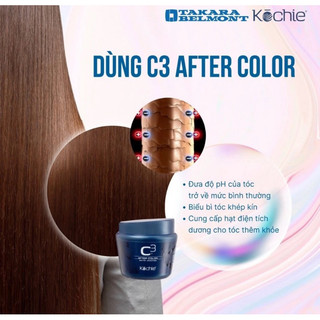 Hấp dầu phục hồi tóc KOCHIE C3 AFTER COLOR 500ml