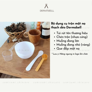 SẴN (Dermabell) Bộ dụng cụ 5 món trộn mặt nạ Hàn Quố
