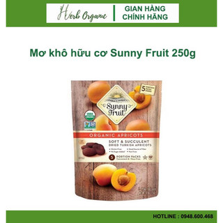 Mơ khô hữu cơ Sunny Fruit 250g
