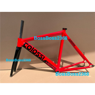 khung xe fixed gear Colossi càng carbon