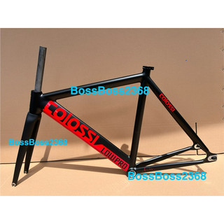 khung xe fixed gear Colossi càng carbon