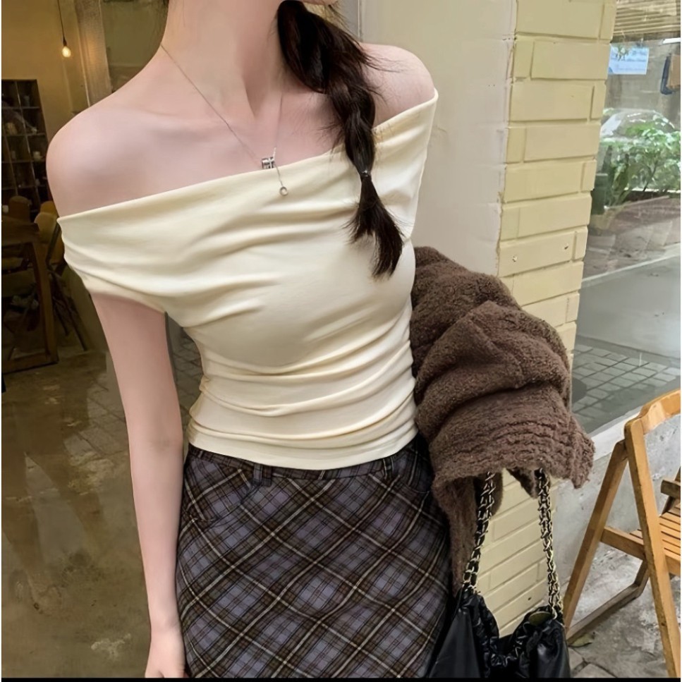 ÁO THUN TRỄ VAI CHẤT COTTON ZIP SIÊU MỀM MÁT CÓ BIGSIZE MÃ 855 | BigBuy360 - bigbuy360.vn