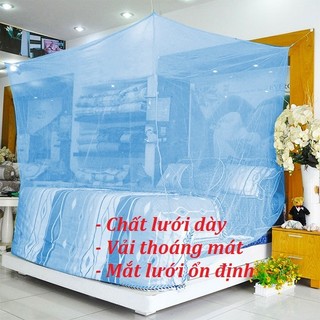 Mùng ngủ chống muỗi loại tốt, mùng ngủ phước long lưới dày thoáng mát 1m6x2m, 1m8x2m2, 2m5x2m