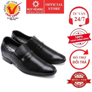 Giày tăng chiều cao Huy Hoàng màu đen HP7162