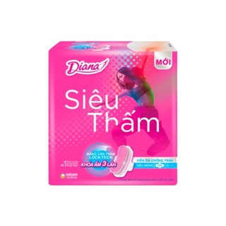 [Chính Hãng] 1 Gói Băng Vệ Sinh Diana Siêu Thấm ngày Siêu Mỏng Cánh 23cm Mặt lưới