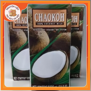 Nước Cốt Dừa Thái Lan Chaokoh Loại Hộp Giấy 1 Lít, Cốt Dừa Lon Chaokoh 400ml, Vietcoco, Thái CoConut Cream