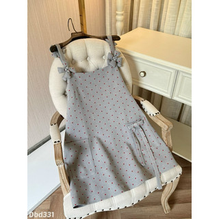 Váy 2 dây chấm bi đỏ Linh Hoàng