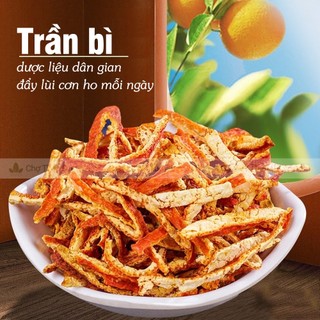 Trần bì khô 500g, vỏ cam, quýt sấy thơm, thái lát mỏng, dùng pha trà, nấu siro, hỗ trợ giảm ho
