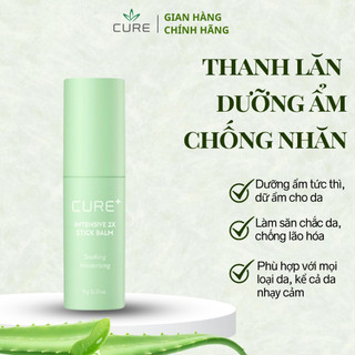 Thanh Lăn Dưỡng Ẩm Chống Nhăn Tinh Chất Lô Hội CURE INTENSIVE 2X 9G Giúp Sáng Da Chống Lão Hóa