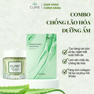 Dưỡng ẩm, chống lão hóa cho da cùng với bộ đôi kem dưỡng và mặt nạ lô hội