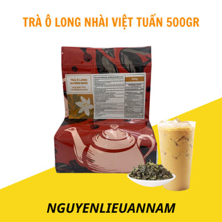 Trà ô long nhài sữa 500gr pha trà sữa thơm ngon, chuẩn vị, hiệu việt tuấn
