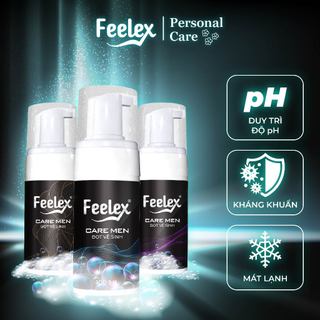 Bọt vệ sinh nam Feelex Cool dạng bọt, hương thơm nam tính, mạnh mẽ, mát lạnh - 100ml