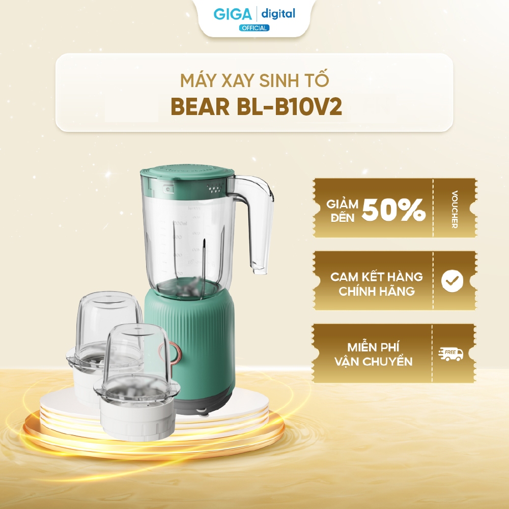 Máy xay sinh tố Bear BL-B10V2 - Xay sinh tố, đồ ăn dặm đa năng