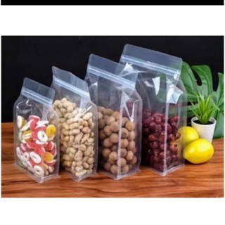  Túi zip 8 cạnh trong suốt đựng thực phẩm đựng bánh kẹo an toàn 
