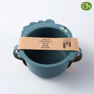 Bát ăn dặm lúa mạch hình khủng long cho bé