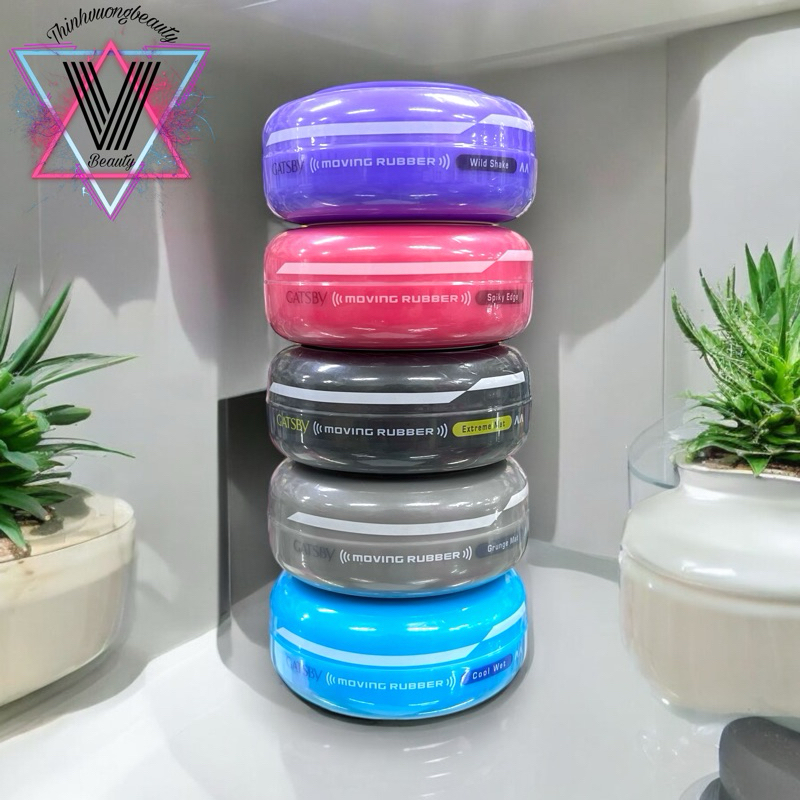 Sáp vuốt tóc nam Gatsby Moving Rubber Nhật Bản chính hãng