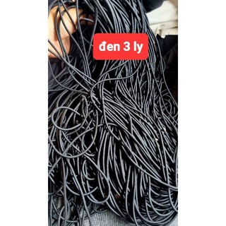 5m dây thun tròn có lõi,  và dây thun dep,làm  dây cột tóc handmade