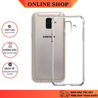 Ốp silicon dẻo trong suốt dành cho samsung Galaxy A6 2018 / A6Plus 2018-phụ kiện online shop