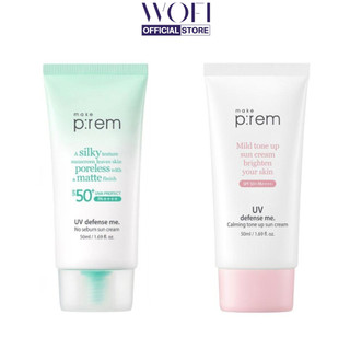 Kem chống nắng make p:rem uv defense me no sebum sun cream spf 50+ 50ml
