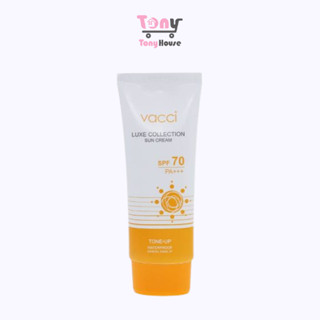 Kem chống nắng nâng tông da SPF 70 PA+++ Vacci SunCream 70ml - Kháng nước - Bảo vệ làn da đến 12H
