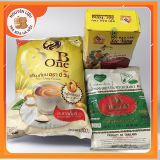 Sét nguyên liệu làm trà thái xanh/ trà thái đỏ tại nhà