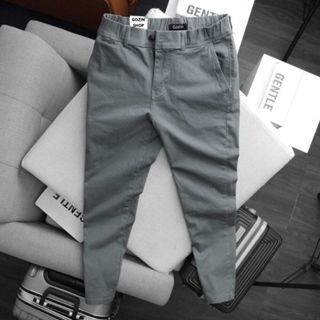 Quần Kaki Nam Ống Suông chất liệu kaki cotton co giãn thoáng mát thấm hút mồ hôi tốt thoải mái -KK20