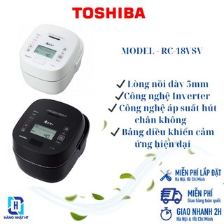 Nồi cơm điện toshiba rc-10vsv, toshiba rc-18vsv mã mới 2023