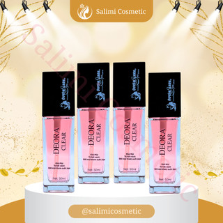 Combo 4 lọ xịt khử mùi deora clear quyên lara 50ml, khử mùi hôi nách, ngăn tiết mồ hôi