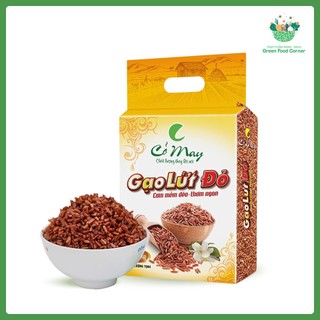 Gạo Lứt Đỏ Cỏ May Túi 2kg - Cơm Thơm Mềm Dẻo