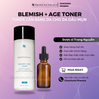 [hàng công ty] toner cho da dầu mụn skinceuticals blemish + age toner