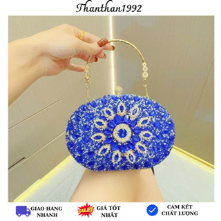 Túi cốp đính đá nhiều màu bling bling - TS240