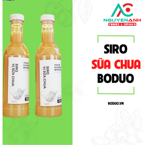 Siro vị sữa chua Yakult Boduo (900g)- Nguyên liệu cho món yakult hấp dẫn, ngon hơn.