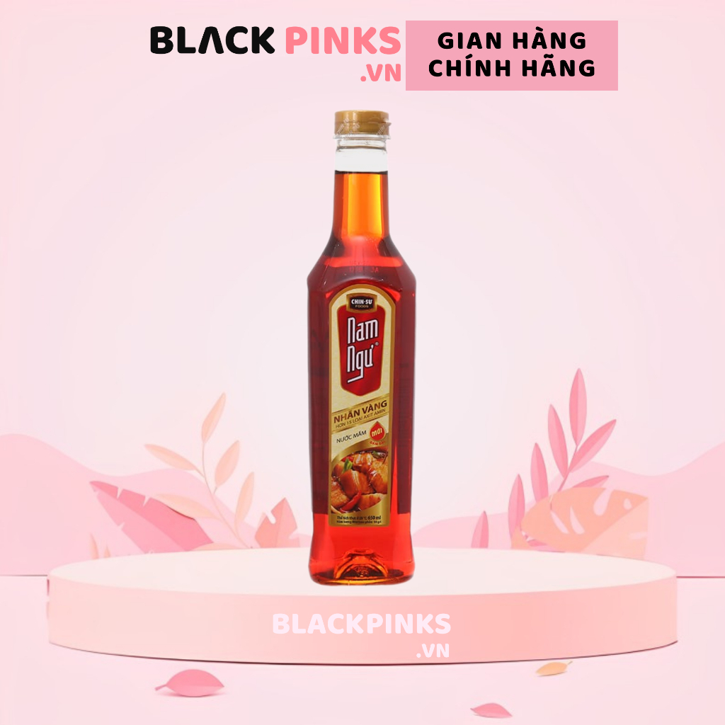 Nước mắm Nam Ngư nhãn vàng 14 độ đạm chai thủy tinh 650ml