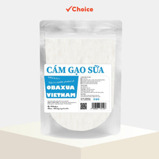 [Choice] Bột đắp mặt nạ hữu cơ OBAXUA OG052 dưỡng da trắng mịn màng Cám Gạo Sữa 75g