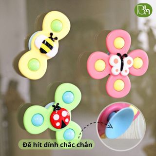 Đồ Chơi 3 Con Quay Spinner Dán Tường Cho Bé