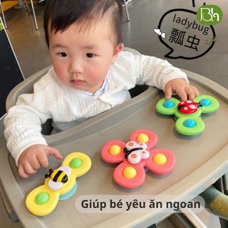 Đồ Chơi 3 Con Quay Spinner Dán Tường Cho Bé